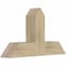 Ekena Millwork Portland Rough Sawn Timber Gable Bracket, Douglas Fir, 36"W x 21"H x 6"D x 6"F, 14/12 Pitch GBW036X21X0606POR00RDF - alternate 4
